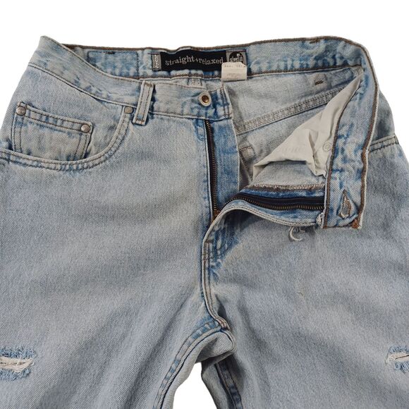 Vintage Levi's Silver Tab Straight+Relaxed Jeans Men's Size 31 USA Made '98 - Picture 14 of 14